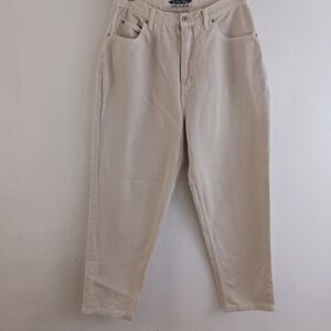 Anchor Blue relaxed off white jeans size 15/16
